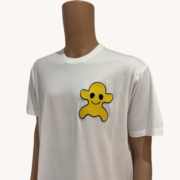 SOLD OUT BURBERRY Monster Graphic Cotton Oversized T-shirt In White - Picture 2 of 7